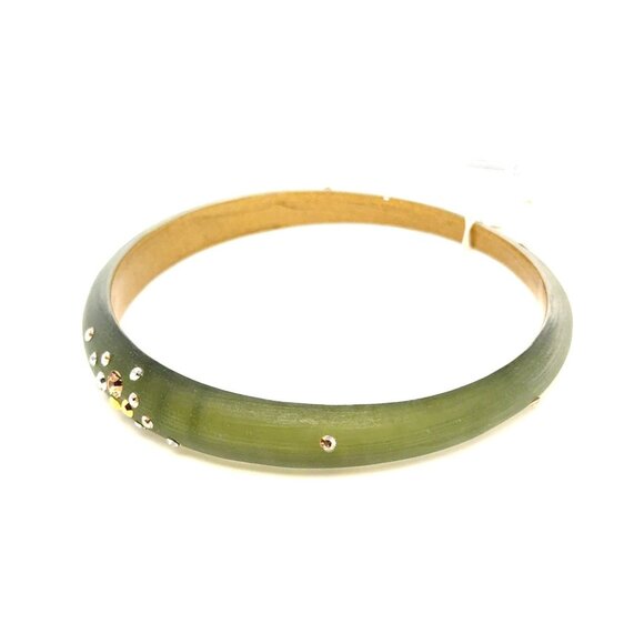 NWT Alexis Bittar Green Bangle Bracelet - Picture 2 of 7